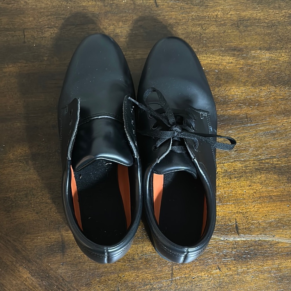 Black Leather Band Shoes